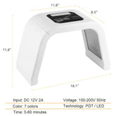 7 Color Facial Lamp, LED 7 Color Face Mask Machine, Skin Care Facial Light, Salon & SPA Beauty Equipment